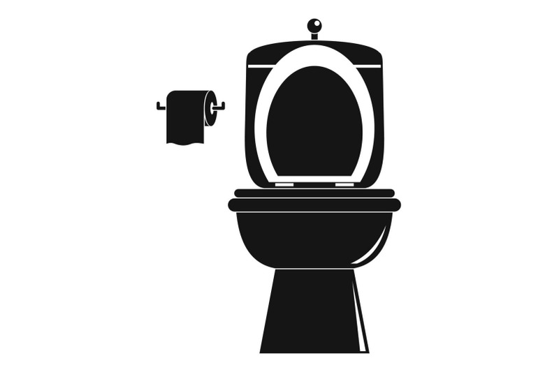 ceramic-toilet-icon-simple-style