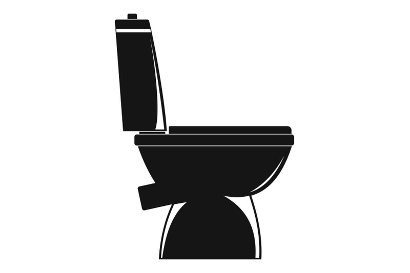 home-toilet-icon-simple-style