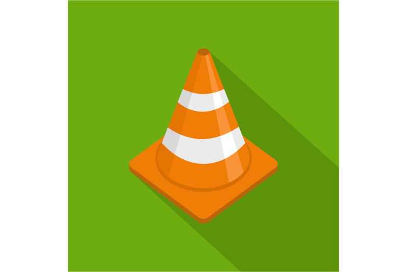 alert-cone-icon-flat-style