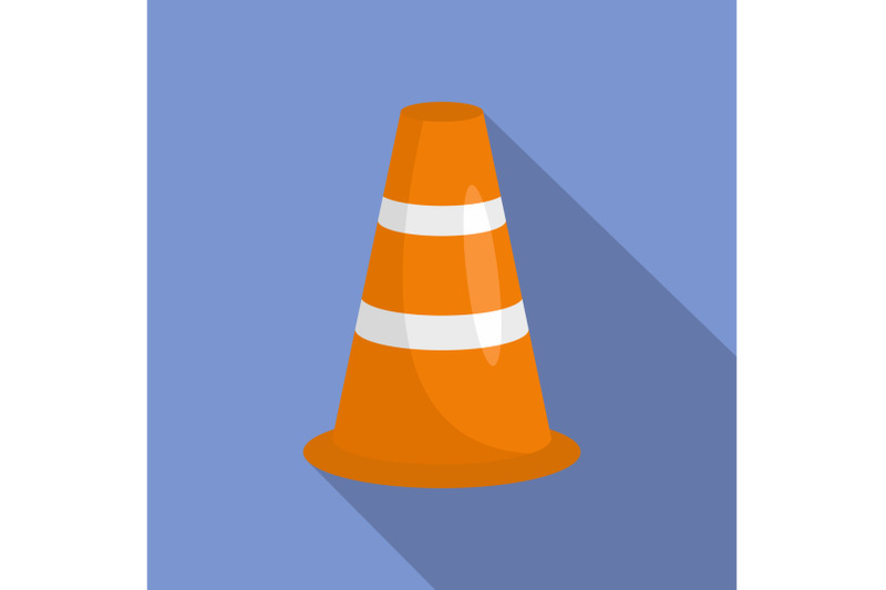 caution-cone-icon-flat-style