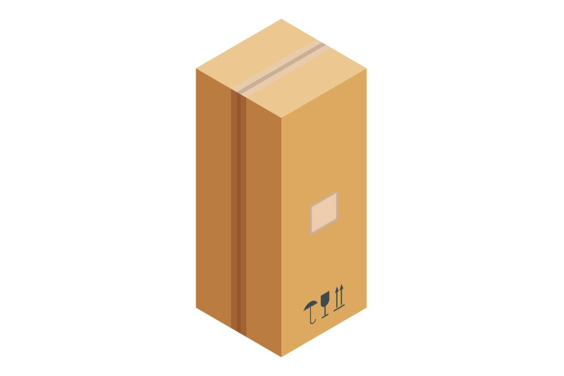 post-box-icon-isometric-style