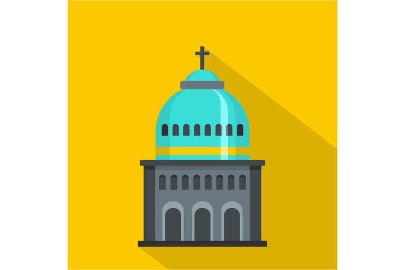 muslim-church-icon-flat-style