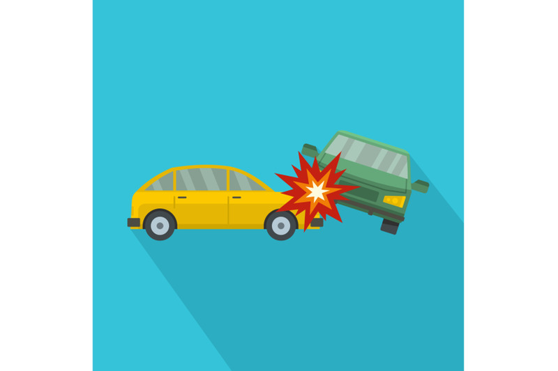 crashed-car-icon-flat-style