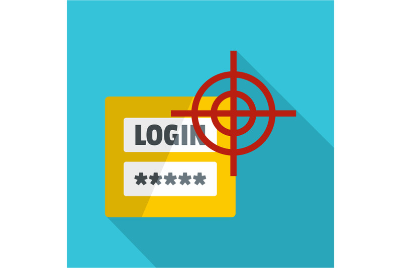 login-icon-flat-style