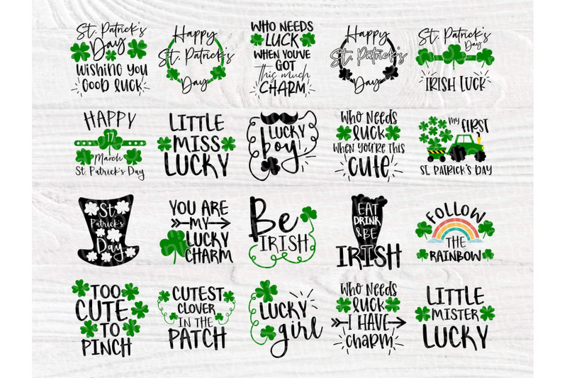 st-patrick-039-s-day-svg-bundle-funny-st-patrick-039-s-signs-irish-svg-luck