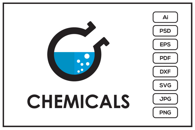 chemical-logo-design-illustration