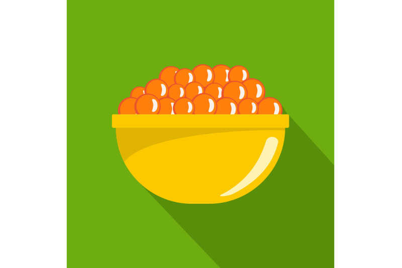 red-caviar-icon-flat-style
