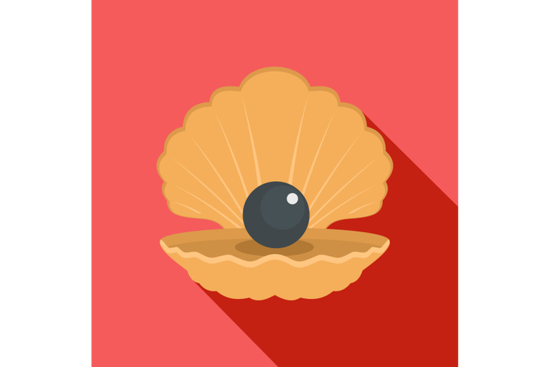 opened-shell-icon-flat-style