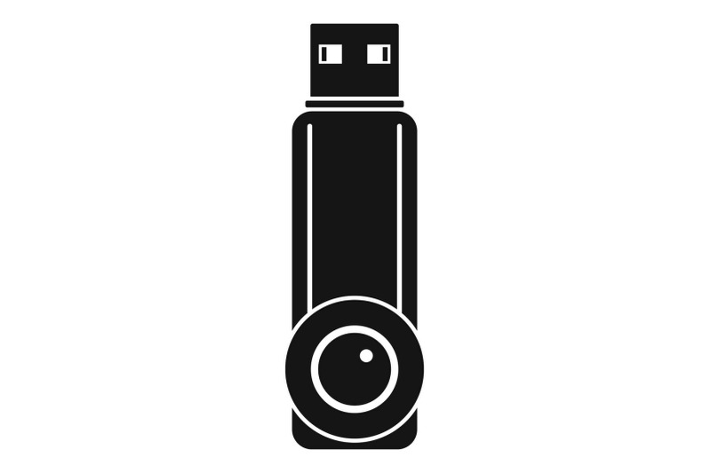 plastic-flash-drive-icon-simple-style