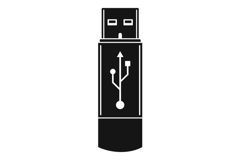 portable-flash-drive-icon-simple-style