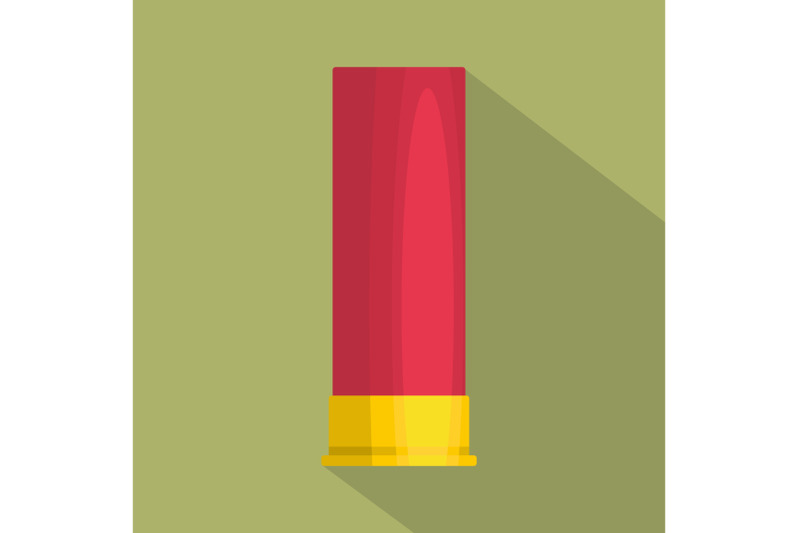 large-cartridge-icon-flat-style