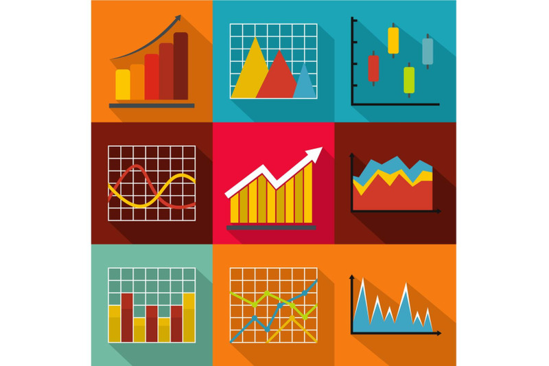 summary-table-icons-set-flat-style