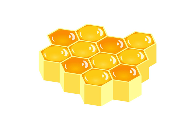 honeycomb-icon-isometric-style