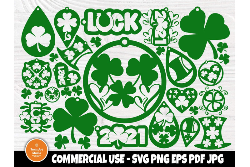 st-patrick-039-s-earrings-svg-bundle-clover-svg-luck