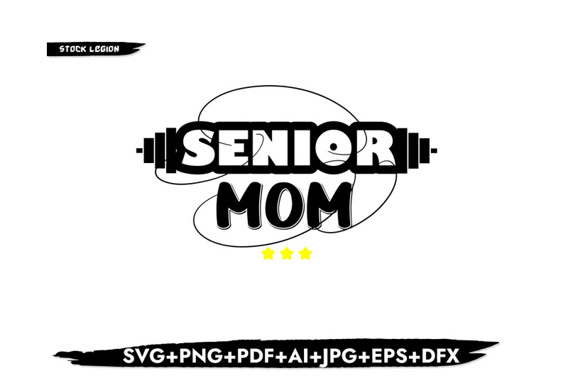 senior-mom-yellow-stars-svg