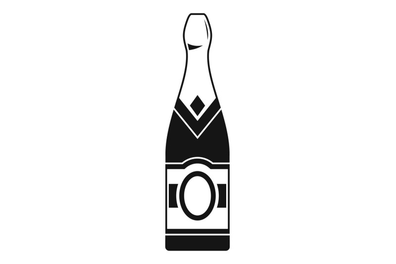 sweet-champagne-icon-simple-style