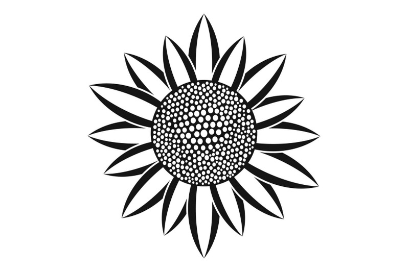 sunflower-seed-icon-simple-style