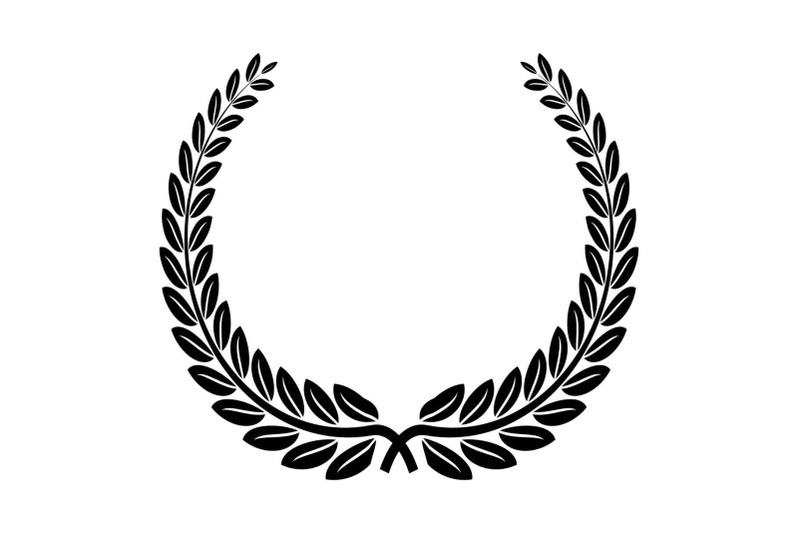 leader-wreath-icon-simple-style