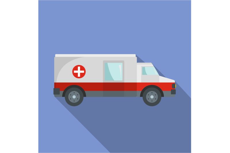 fast-ambulance-icon-flat-style