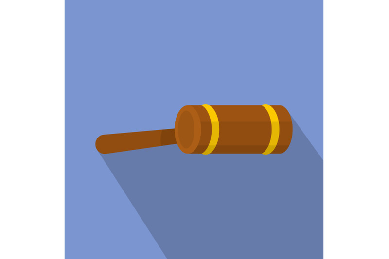 justice-gavel-icon-flat-style