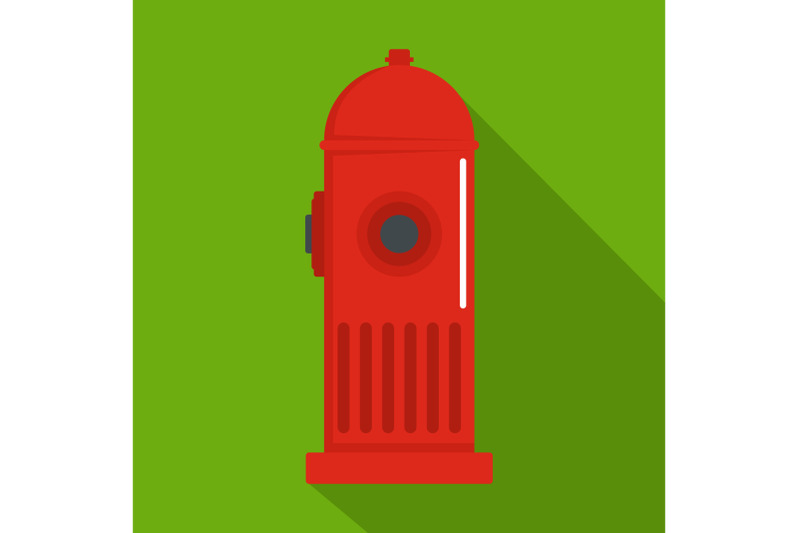 fire-column-icon-flat-style
