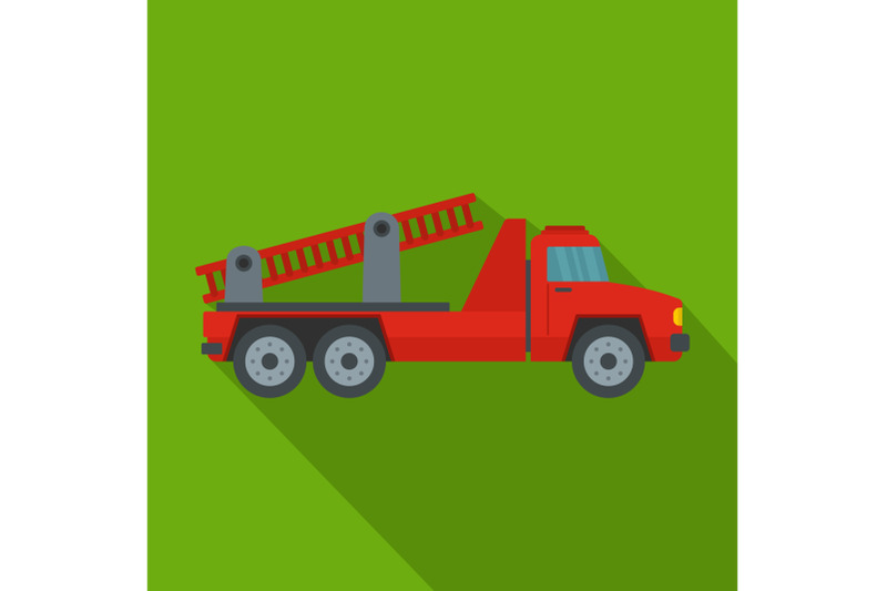 fire-engine-icon-flat-style