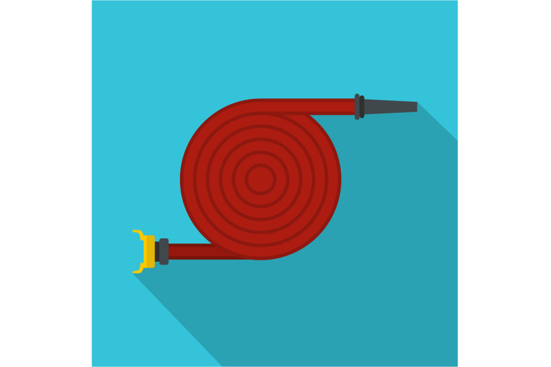 fire-hose-icon-flat-style