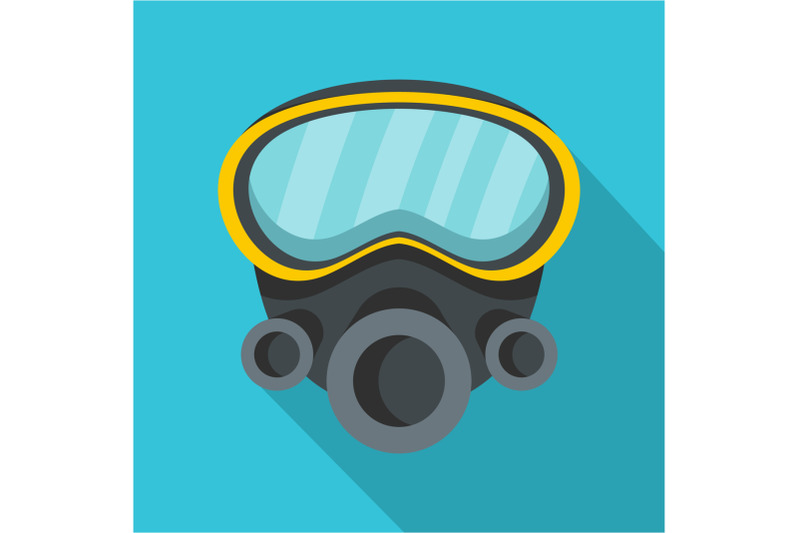 respirator-icon-flat-style