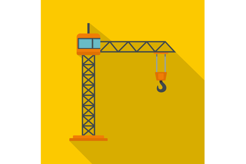 construction-crane-icon-flat-style