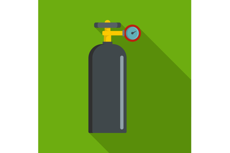 gas-balloon-icon-flat-style