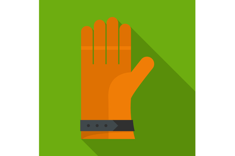 one-glove-icon-flat-style