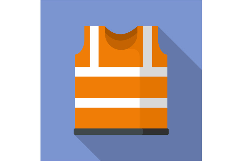 safety-vest-icon-flat-style