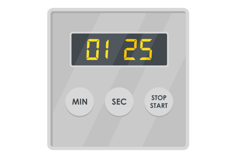 display-timer-icon-flat-style