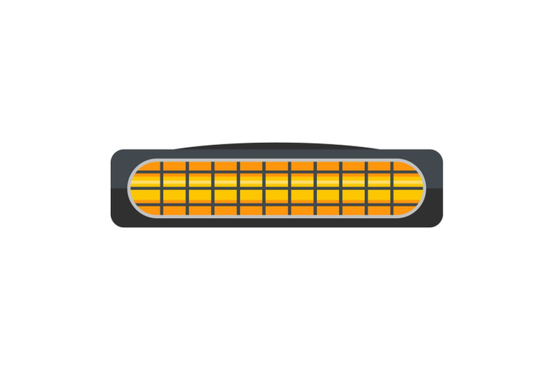 small-heater-icon-flat-style