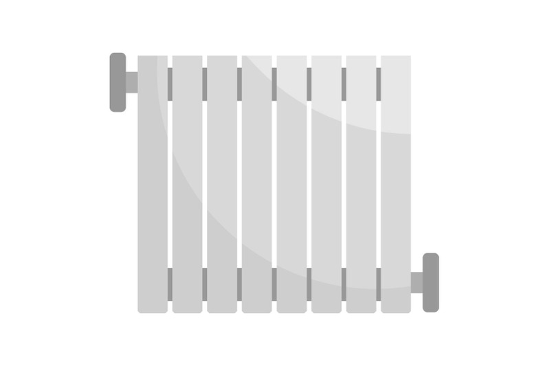 central-heater-icon-flat-style