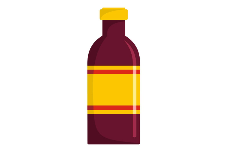 beverage-bottle-icon-flat-style