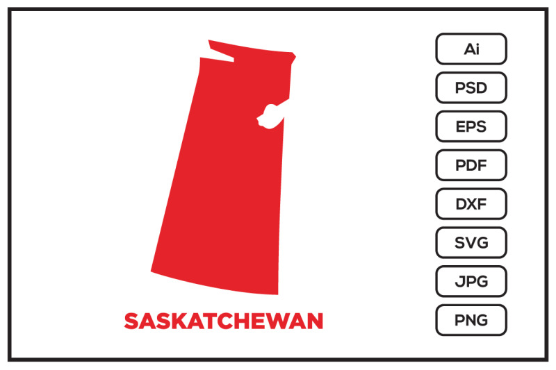 saskatchewan-map-design-illustration