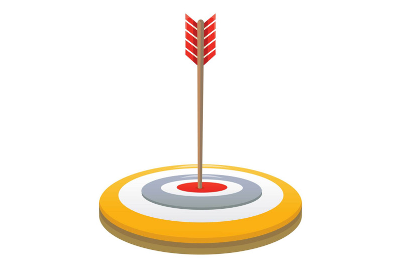 arrow-target-icon-cartoon-style