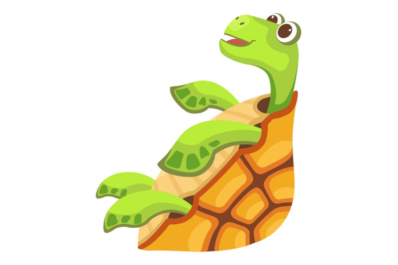 beautiful-turtle-icon-cartoon-style