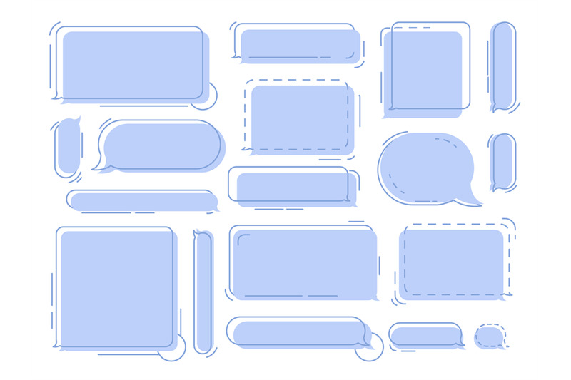 chat-speech-bubbles-geometric-thought-balloons-clouds-for-messages-o