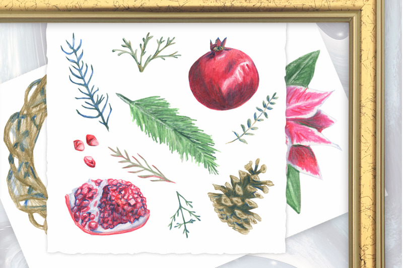 poinsettia-snow-globe-pomegranate-merry-christmas-png
