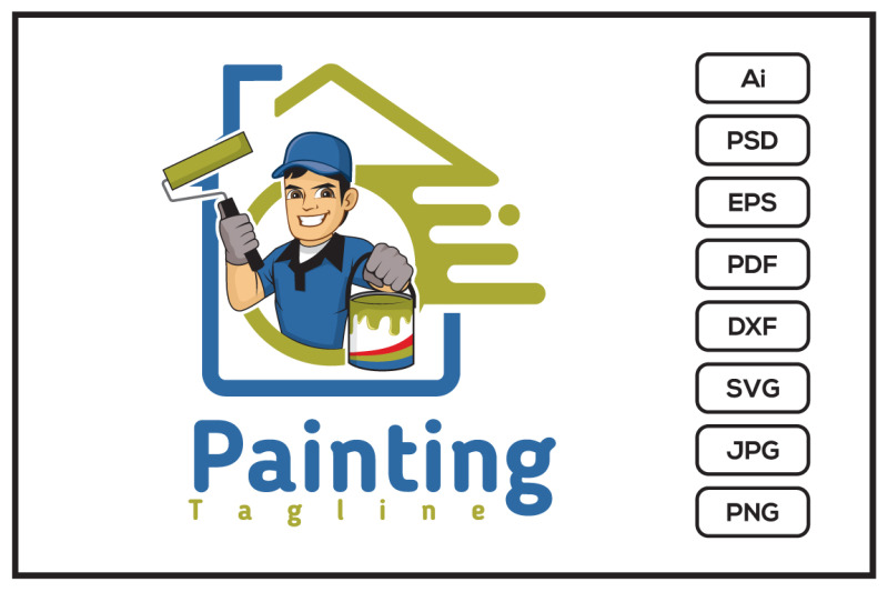 painting-company-logo-design-illustration