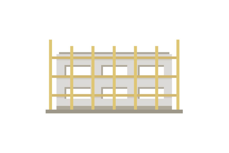 building-icon-flat-style