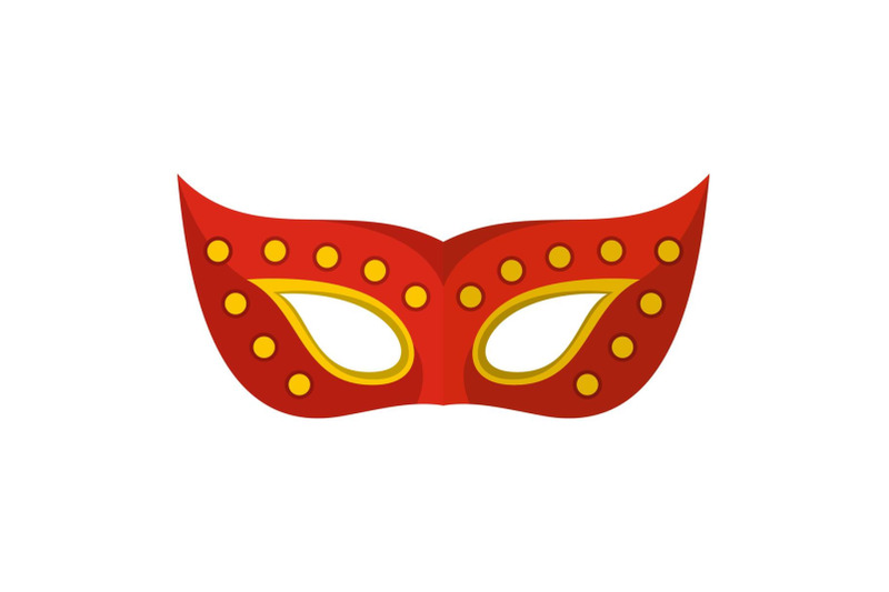 face-mask-icon-flat-style