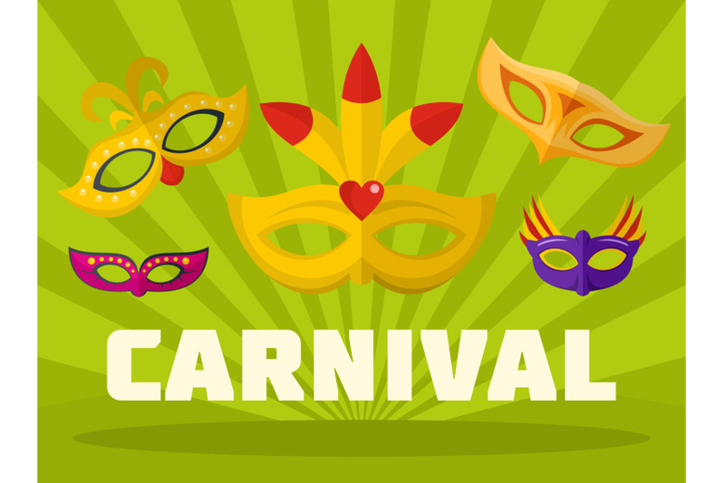 music-carnival-logo-flat-style