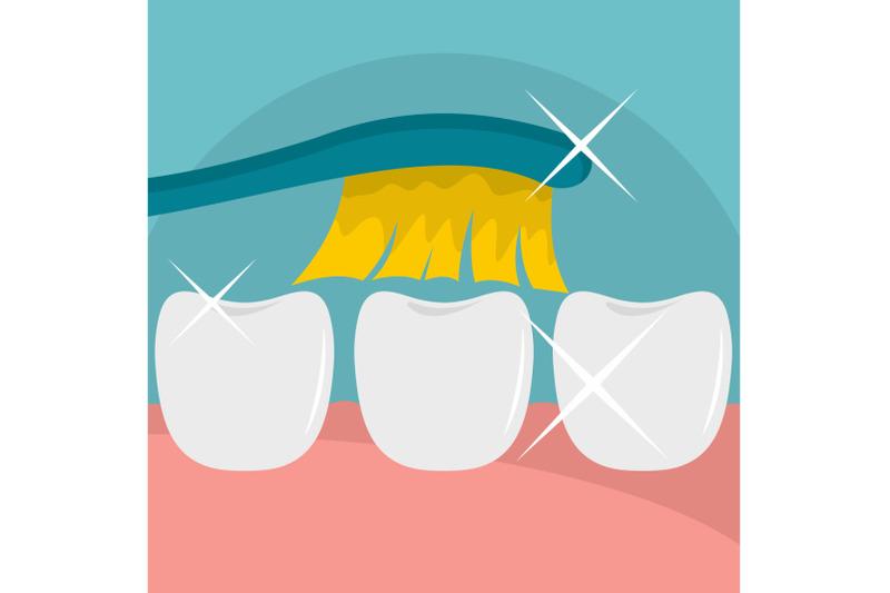 clean-tooth-icon-flat-style