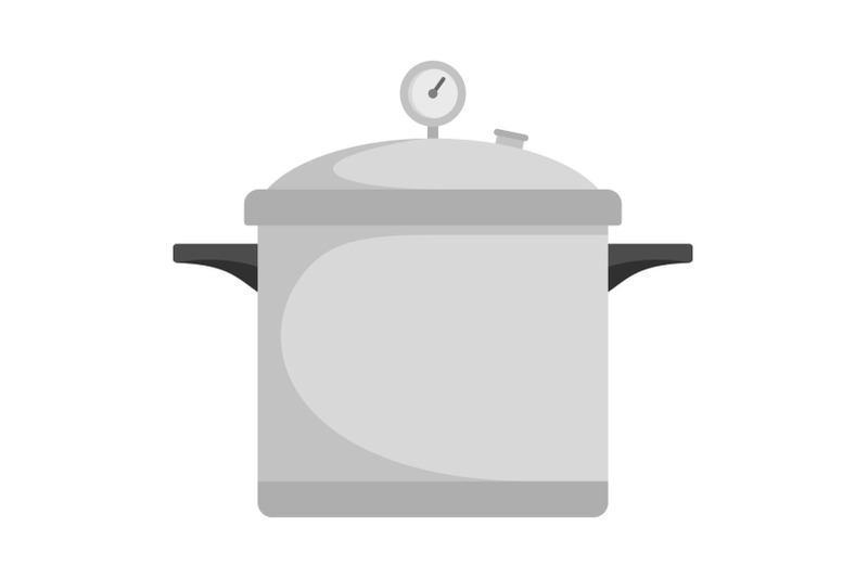time-cooker-icon-flat-style