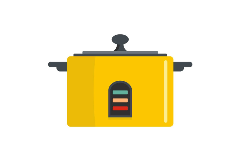 pressure-saucepan-icon-flat-style