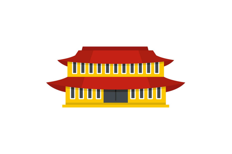 small-temple-icon-flat-style