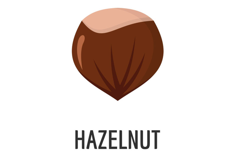 hazelnut-icon-flat-style
